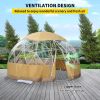 VEVOR 12FT Garden Dome Bubble Tent, Upgraded Geodesic Dome Greenhouse with Transparent TPU Cover and Oxford Fabric