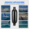 VEVOR Boat Fenders, 6.5" x 23" Boat Bumpers for Docking, Inflatable Ribbed Fender with Center Holes, Marine Boat Dock Fender Bumper with Air Pump