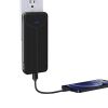 10000mAh Power Bank Portable Charger with US Plug 2 Built-in Cables External Battery Pack with 4 Ouputs 3 Inputs Fit For IOS Phone 14 Android And More
